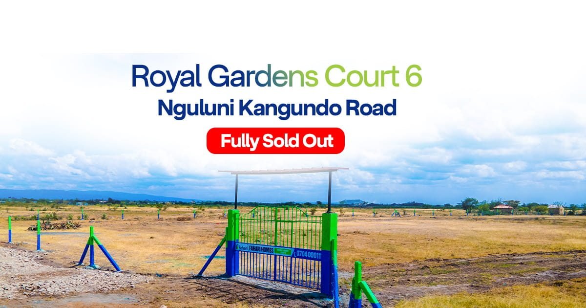 plots for sale along kangundo road in Nguluni fully sold out